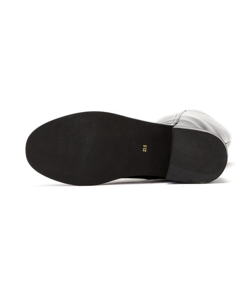 N.（N. Natural Beauty Basic）（エヌエヌナチュラルビューティーベーシック）の「◆ジョッキーロングブーツ（ブーツ・レディース・ブラック・24.5/23.5）」の10枚目の写真