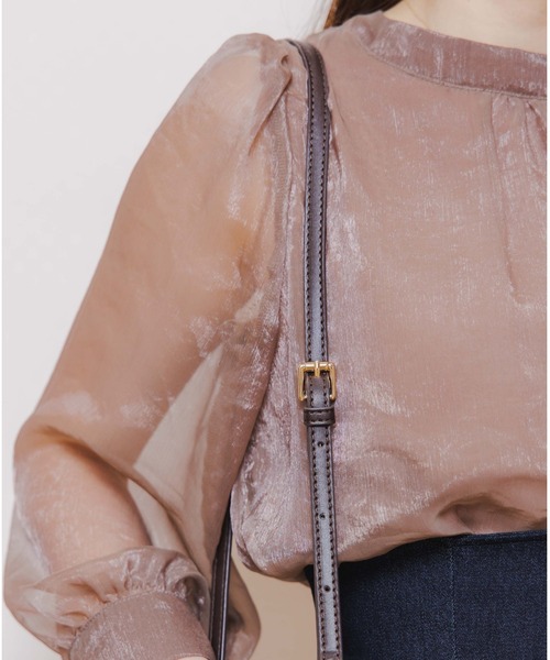 flower(フラワー)の「リトルビターバッグ(ショルダーバッグ・レディース・ブラウン/ベージュ・FREE)」の5枚目の写真