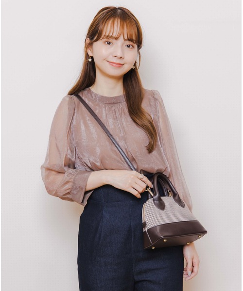 flower(フラワー)の「リトルビターバッグ(ショルダーバッグ・レディース・ブラウン/ベージュ・FREE)」の7枚目の写真