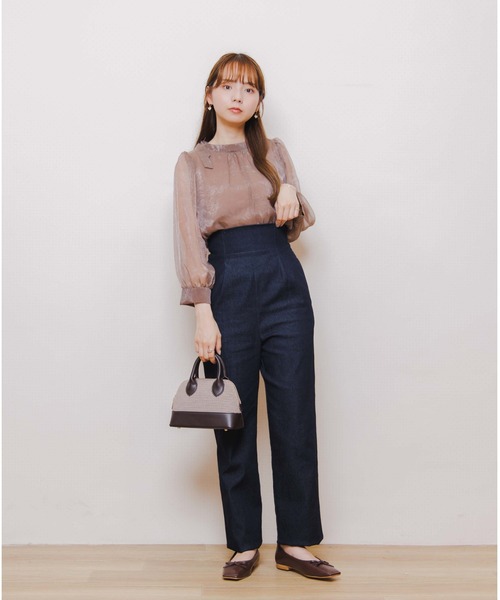 flower(フラワー)の「リトルビターバッグ(ショルダーバッグ・レディース・ブラウン/ベージュ・FREE)」の8枚目の写真