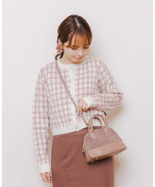 flower(フラワー)の「リトルビターバッグ(ショルダーバッグ・レディース・ブラウン/ベージュ・FREE)」の10枚目の写真