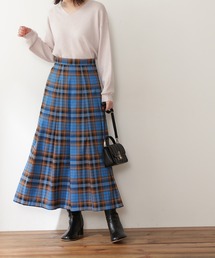 N.（N. Natural Beauty Basic） | 【S Size Line】◆チェックタックスカート(スカート)