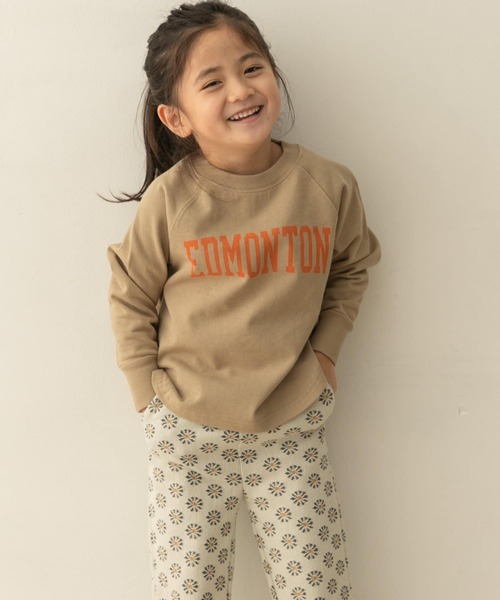 URBAN RESEARCH DOORS（アーバンリサーチドアーズ）の「『親子リンク』裏毛ロゴプルオーバー(KIDS)（スウェット・キッズ・ベージュ/アイボリー・120/135/105）」の3枚目の写真