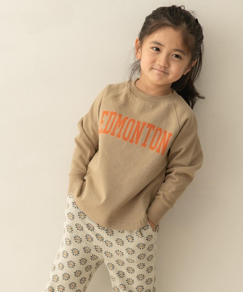 URBAN RESEARCH DOORS（アーバンリサーチドアーズ）の「『親子リンク』裏毛ロゴプルオーバー(KIDS)（スウェット・キッズ・ベージュ/アイボリー・120/135/105）」の4枚目の写真