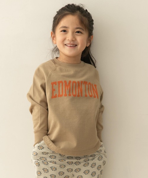 URBAN RESEARCH DOORS（アーバンリサーチドアーズ）の「『親子リンク』裏毛ロゴプルオーバー(KIDS)（スウェット・キッズ・ベージュ/アイボリー・120/135/105）」の6枚目の写真