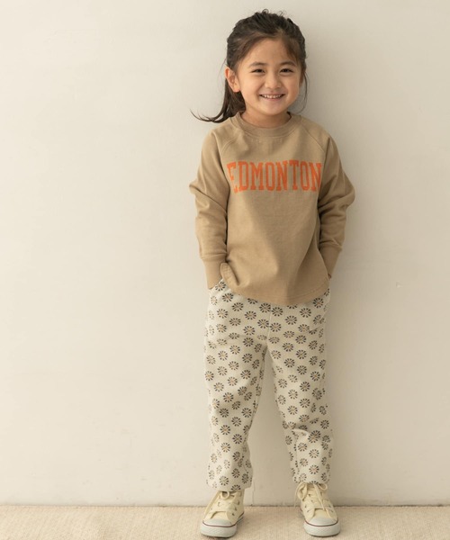 URBAN RESEARCH DOORS（アーバンリサーチドアーズ）の「『親子リンク』裏毛ロゴプルオーバー(KIDS)（スウェット・キッズ・ベージュ/アイボリー・120/135/105）」の8枚目の写真