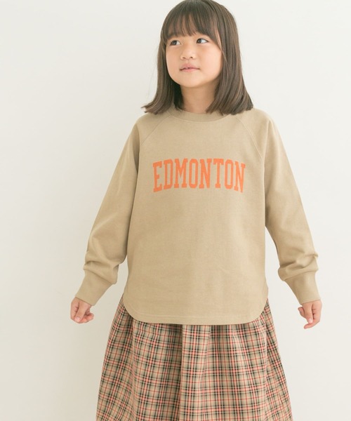 URBAN RESEARCH DOORS（アーバンリサーチドアーズ）の「『親子リンク』裏毛ロゴプルオーバー(KIDS)（スウェット・キッズ・ベージュ/アイボリー・120/135/105）」の9枚目の写真