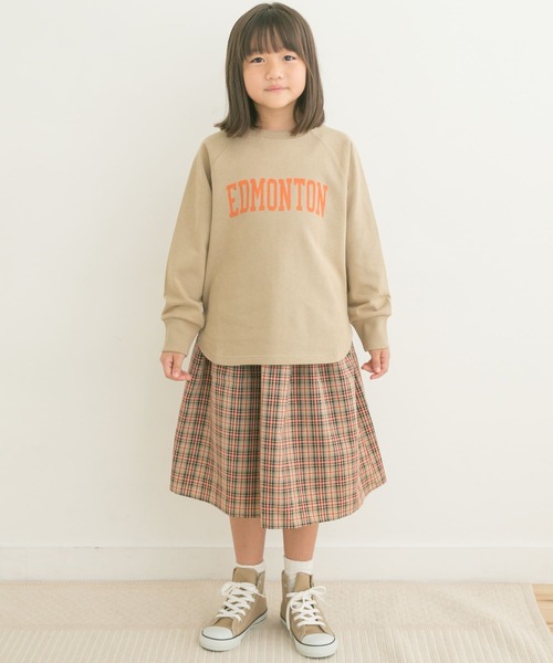 URBAN RESEARCH DOORS（アーバンリサーチドアーズ）の「『親子リンク』裏毛ロゴプルオーバー(KIDS)（スウェット・キッズ・ベージュ/アイボリー・120/135/105）」の12枚目の写真