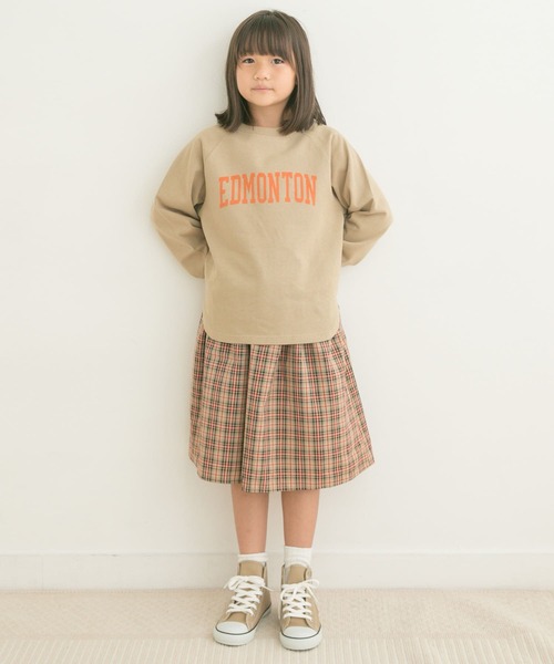 URBAN RESEARCH DOORS（アーバンリサーチドアーズ）の「『親子リンク』裏毛ロゴプルオーバー(KIDS)（スウェット・キッズ・ベージュ/アイボリー・120/135/105）」の13枚目の写真