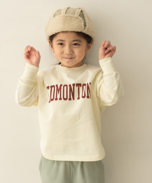 URBAN RESEARCH DOORS（アーバンリサーチドアーズ）の「『親子リンク』裏毛ロゴプルオーバー(KIDS)（スウェット・キッズ・ベージュ/アイボリー・120/135/105）」の15枚目の写真