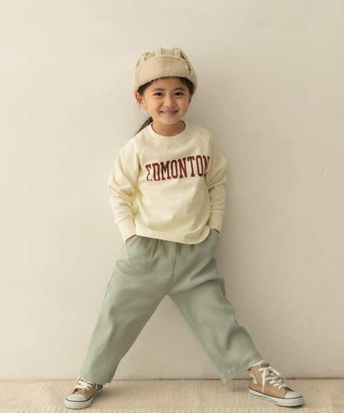 URBAN RESEARCH DOORS（アーバンリサーチドアーズ）の「『親子リンク』裏毛ロゴプルオーバー(KIDS)（スウェット・キッズ・ベージュ/アイボリー・120/135/105）」の19枚目の写真