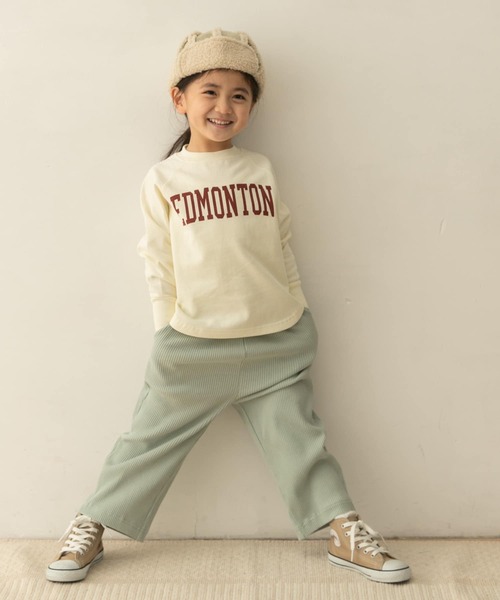 URBAN RESEARCH DOORS（アーバンリサーチドアーズ）の「『親子リンク』裏毛ロゴプルオーバー(KIDS)（スウェット・キッズ・ベージュ/アイボリー・120/135/105）」の20枚目の写真