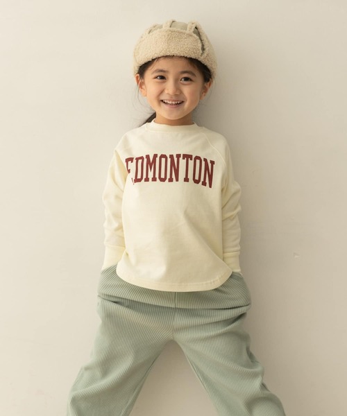 URBAN RESEARCH DOORS（アーバンリサーチドアーズ）の「『親子リンク』裏毛ロゴプルオーバー(KIDS)（スウェット・キッズ・ベージュ/アイボリー・120/135/105）」の21枚目の写真