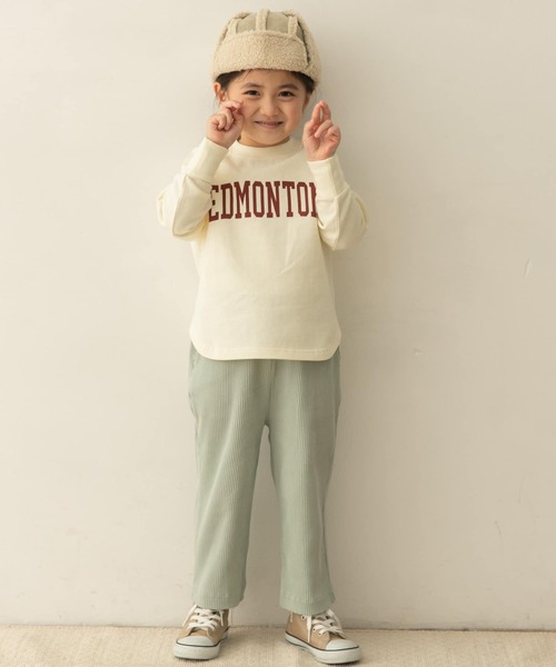 URBAN RESEARCH DOORS（アーバンリサーチドアーズ）の「『親子リンク』裏毛ロゴプルオーバー(KIDS)（スウェット・キッズ・ベージュ/アイボリー・120/135/105）」の22枚目の写真