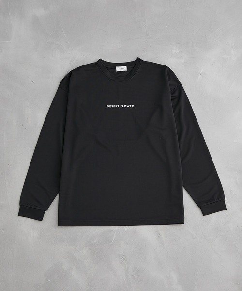 JUNRED(ジュンレッド)の「フラワープリントロングTシャツ(Tシャツ/カットソー・メンズ・ホワイト/ブルー/スミクロ・S/M/L)」の3枚目の写真