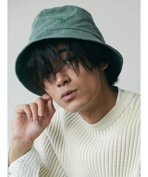 CRAFT STANDARD BOUTIQUE（クラフトスタンダードブティック）の「CSBピグメントバケットハット　＊（ハット・メンズ・ネイビー/グリーン/ブラック・FREE）」の15枚目の写真
