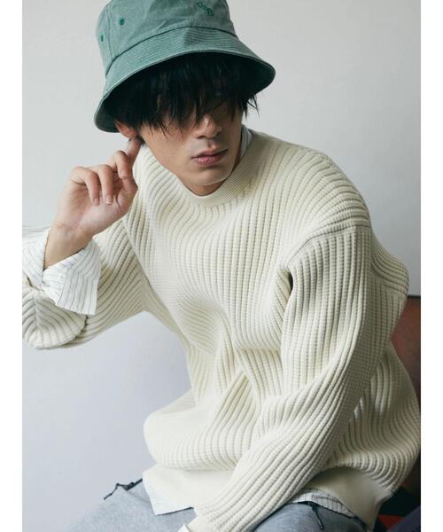 CRAFT STANDARD BOUTIQUE（クラフトスタンダードブティック）の「CSBピグメントバケットハット　＊（ハット・メンズ・ネイビー/グリーン/ブラック・FREE）」の13枚目の写真