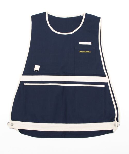 GREEN BOWL（グリーンボウル）の「【日本製】グリーンボウル 【GREEN BOWL】Canvas Apron Vest（ベスト・メンズ・ネイビー/カーキ/ベージュ・FREE）」の15枚目の写真