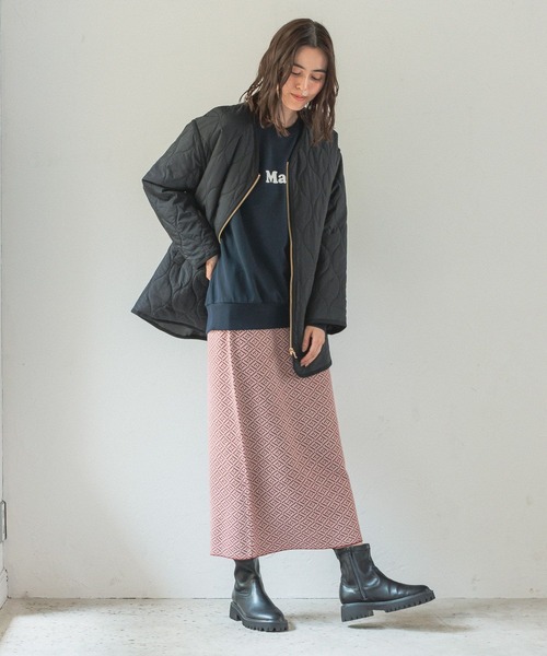 LEPSIM（レプシィム）の「12ゲージ満たされニットスカート 124994