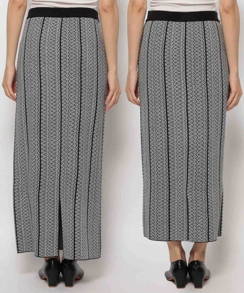 LEPSIM（レプシィム）の「12ゲージ満たされニットスカート 124994