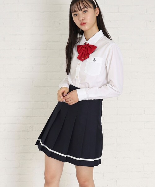 ピンクラテ　セーラー服　セレモニーセットアップ　プリーツスカート　金ボタン　卒服 PINK-latte（ピンクラテ）の「【入卒・セレモニー・卒服】ライン