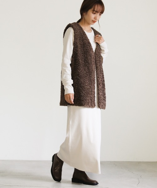 select MOCA（セレクトモカ）の「スクエアトゥフラットショートブーツ（ブーツ・レディース・ブラック/ブラウン・SMALL/MEDIUM/LARGE）」の3枚目の写真