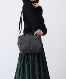 COOCO | ポーチ付エコボアメッシュ2WAYトートバッグ(トートバッグ)