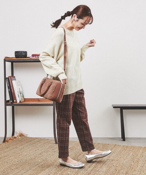 coen(コーエン)の「2WAYボアボストンバッグ(ボストンバッグ・レディース・モカ/ベージュ・FREE)」の18枚目の写真