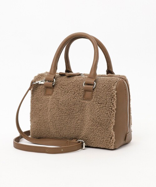 coen(コーエン)の「2WAYボアボストンバッグ(ボストンバッグ・レディース・モカ/ベージュ・FREE)」の20枚目の写真