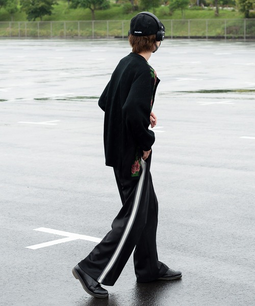 Perushu(ペルーシュ)の「レトロアソート柄ニットシャツカーデ(カーディガン/ボレロ・メンズ・ダークグリーン/ブラウン/ブラック・MEDIUM/LARGE)」の11枚目の写真