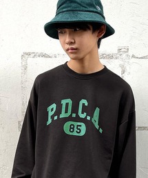 GLAZOS | カレッジプリントトレーナー(スウェット)