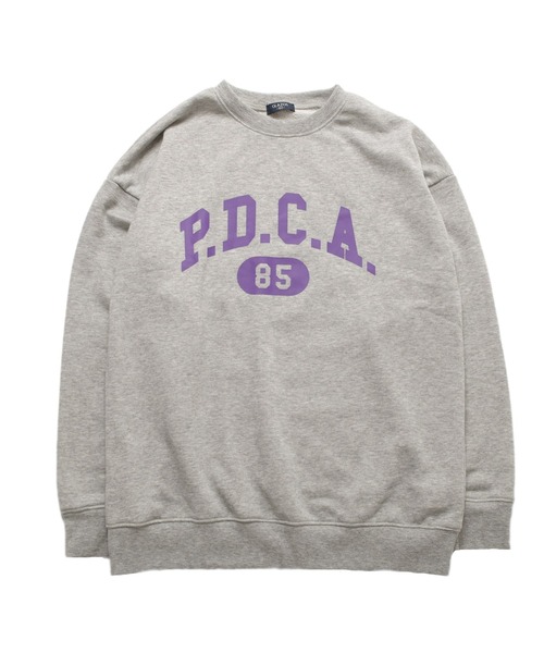 GLAZOS（グラソス）の「カレッジプリントトレーナー（スウェット・キッズ・ブラック/ライトベージュ/カーキ/グレー・170cm/150cm/160cm/140cm）」の5枚目の写真