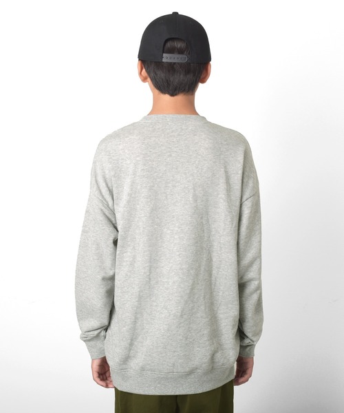 GLAZOS（グラソス）の「カレッジプリントトレーナー（スウェット・キッズ・ブラック/ライトベージュ/カーキ/グレー・170cm/150cm/160cm/140cm）」の15枚目の写真