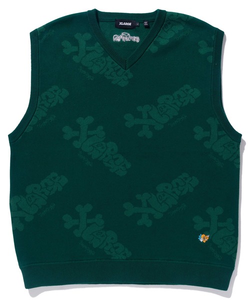 XLARGE×Sam by Pen knit VEST XLARGE（エクストララージ）の「XLARGE × SAM BY PEN KNIT VEST