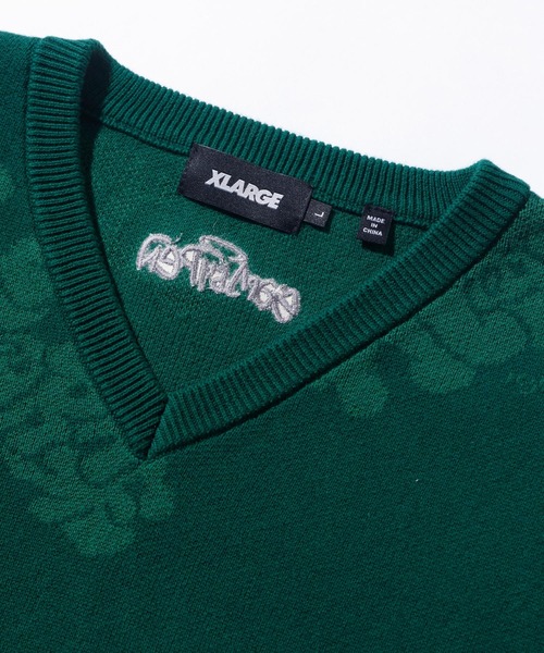 XLARGE×Sam by Pen knit VEST XLARGE（エクストララージ）の「XLARGE × SAM BY PEN KNIT VEST