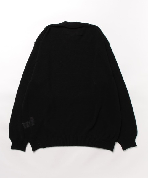 UNFIL(アンフィル)の「unfil アンフィル / organic cotton coiled-yarn sweater オーガニックコットン コイルドヤーン ニットセーター / WHSP-UU008(ニット/セーター・レディース・ブラック・1/4/5)」の15枚目の写真