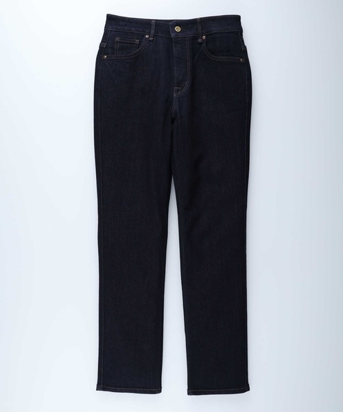 Sweet Camel(スウィートキャメル)の「【Sweet Camel】裏起毛ストレッチストレートパンツ(デニムパンツ・レディース・ノンウォッシュ・M/S/SS/L/XL)」の1枚目の写真