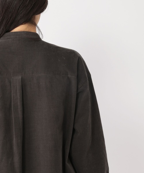 studio CLIP（スタディオクリップ）の「フロントタックコールシャツワンピース[プチ・プラスサイズあり]（ワンピース・レディース・スモーク/ピンク/ベージュ/ライトグレー・PF/TF/FREE）」の15枚目の写真