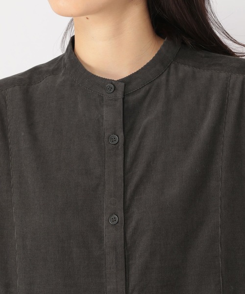 studio CLIP（スタディオクリップ）の「フロントタックコールシャツワンピース[プチ・プラスサイズあり]（ワンピース・レディース・スモーク/ピンク/ベージュ/ライトグレー・PF/TF/FREE）」の16枚目の写真