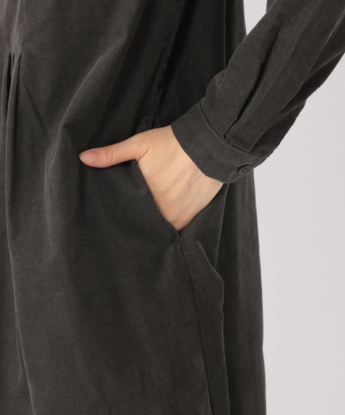 studio CLIP（スタディオクリップ）の「フロントタックコールシャツワンピース[プチ・プラスサイズあり]（ワンピース・レディース・スモーク/ピンク/ベージュ/ライトグレー・PF/TF/FREE）」の18枚目の写真