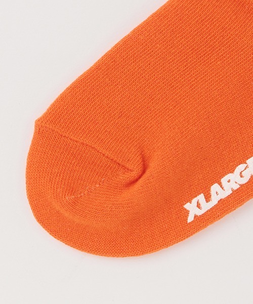 XLARGE KIDS(エクストララージキッズ)の「恐竜モチーフクルーソックス【日本製】(ソックス/靴下・キッズ・ホワイト/ブラック/オレンジ・19-21cm/17-19cm/15-17cm/13-15cm)」の5枚目の写真