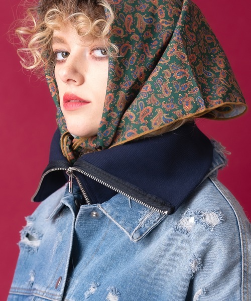 ankoROCK（アンコロック）の「ankoROCKリブボリュームネックウォーマー（ネックウォーマー/スヌード・メンズ・ブラック/ホワイト/ベージュ/ネイビー/ブラウン/グレー/チャコール/レッド/イエロー/オレンジ/ブルー/グリーン/ワインレッド・ONE SIZE/ONESIZE）」の8枚目の写真