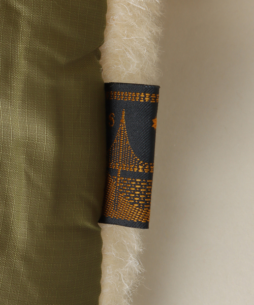 SUBLIME（サブライム）の「【SUBLiME / サブライム】QUILT BOA R/MUFFLAR（マフラー・メンズ・ブラック/カーキ・FREE）」の13枚目の写真