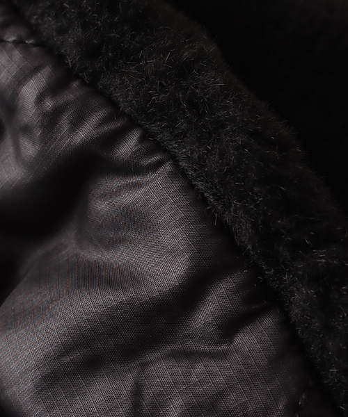 SUBLIME（サブライム）の「【SUBLiME / サブライム】QUILT BOA R/MUFFLAR（マフラー・メンズ・ブラック/カーキ・FREE）」の15枚目の写真