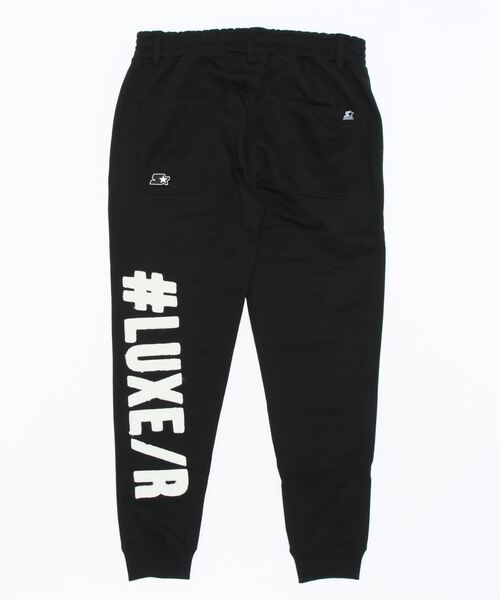 STARTER BLACK LABEL（スターターブラックレーベル）の「(RM)【STARTER BLACK LABEL × LUXE/R】スウェット イージー ジョガーパンツ（スウェットパンツ・メンズ・ブラック/オフホワイト/杢グレー・MEDIUM/LARGE/X-LARGE）」の4枚目の写真