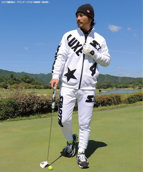 STARTER BLACK LABEL（スターターブラックレーベル）の「(RM)【STARTER BLACK LABEL × LUXE/R】スウェット イージー ジョガーパンツ（スウェットパンツ・メンズ・ブラック/オフホワイト/杢グレー・MEDIUM/LARGE/X-LARGE）」の5枚目の写真