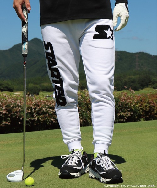 STARTER BLACK LABEL（スターターブラックレーベル）の「(RM)【STARTER BLACK LABEL × LUXE/R】スウェット イージー ジョガーパンツ（スウェットパンツ・メンズ・ブラック/オフホワイト/杢グレー・MEDIUM/LARGE/X-LARGE）」の7枚目の写真