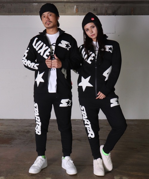 STARTER BLACK LABEL（スターターブラックレーベル）の「(RM)【STARTER BLACK LABEL × LUXE/R】スウェット イージー ジョガーパンツ（スウェットパンツ・メンズ・ブラック/オフホワイト/杢グレー・MEDIUM/LARGE/X-LARGE）」の13枚目の写真