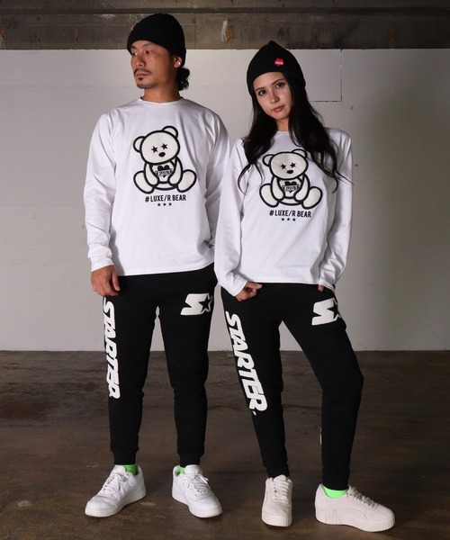 STARTER BLACK LABEL（スターターブラックレーベル）の「(RM)【STARTER BLACK LABEL × LUXE/R】スウェット イージー ジョガーパンツ（スウェットパンツ・メンズ・ブラック/オフホワイト/杢グレー・MEDIUM/LARGE/X-LARGE）」の14枚目の写真