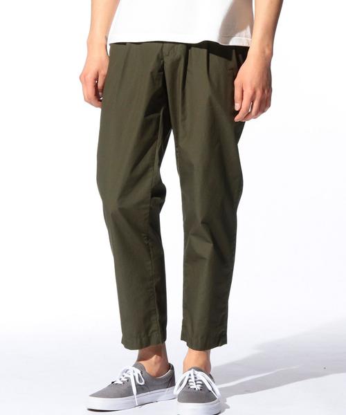 green label relaxing（グリーンレーベルリラクシング）の「[FRENCH CUT pants] 60TYPEWRITER 2PLEATS 9分丈パンツ◆（その他パンツ・メンズ・ベージュ/ネイビー/オリーブ・LARGE/SMALL/MEDIUM/X-LARGE）」の16枚目の写真